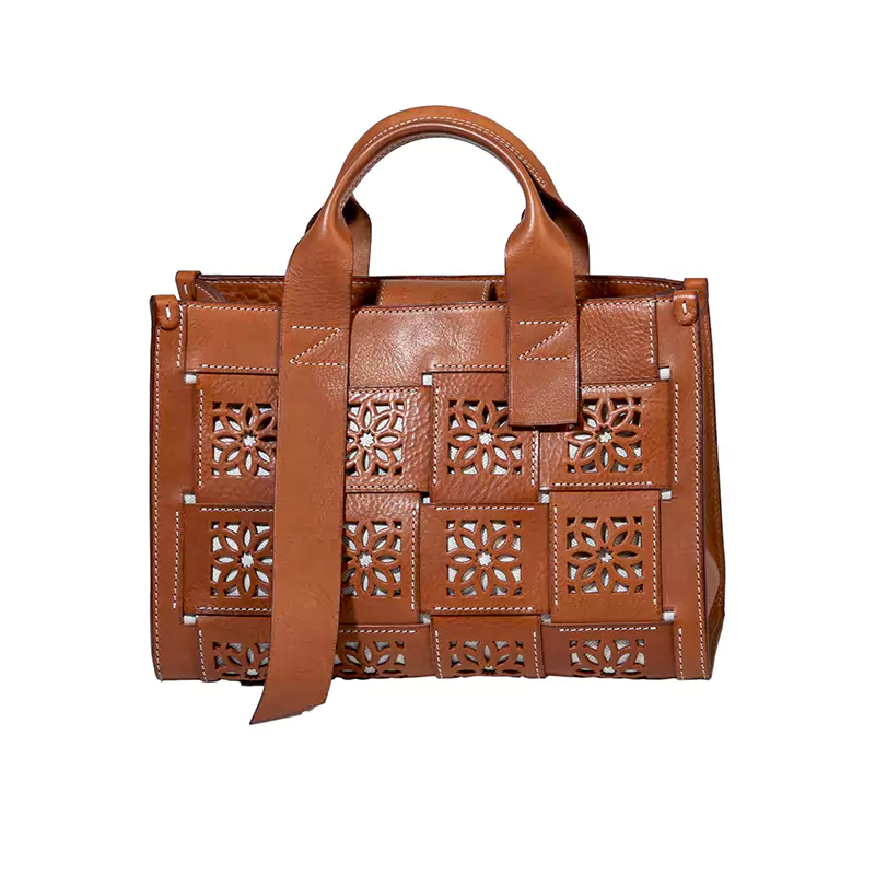 Mála Crossbody Leathar Hollow