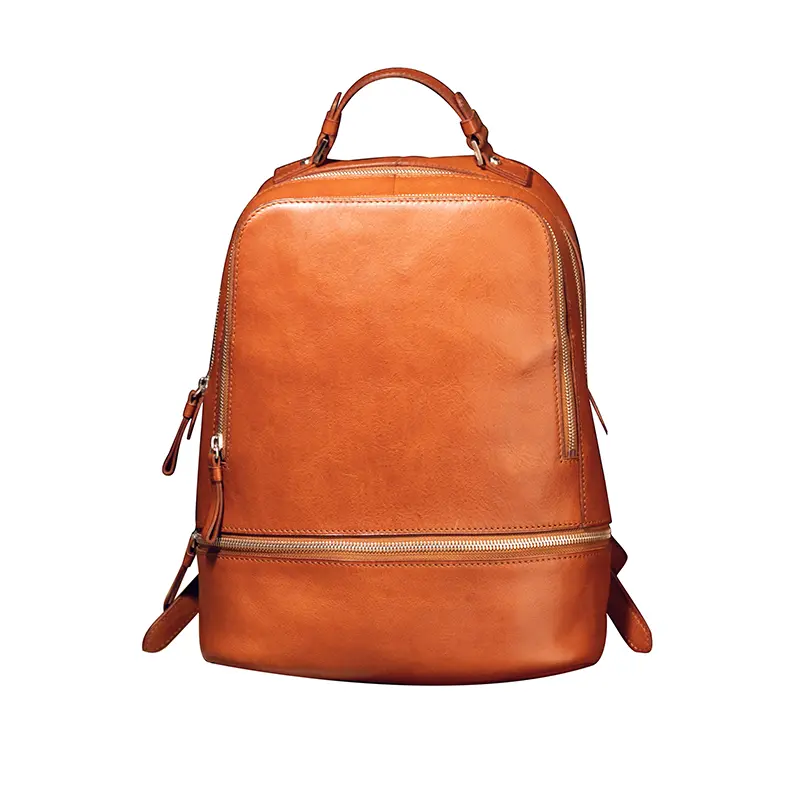 Backpack Leathar Glasraí-Tanned